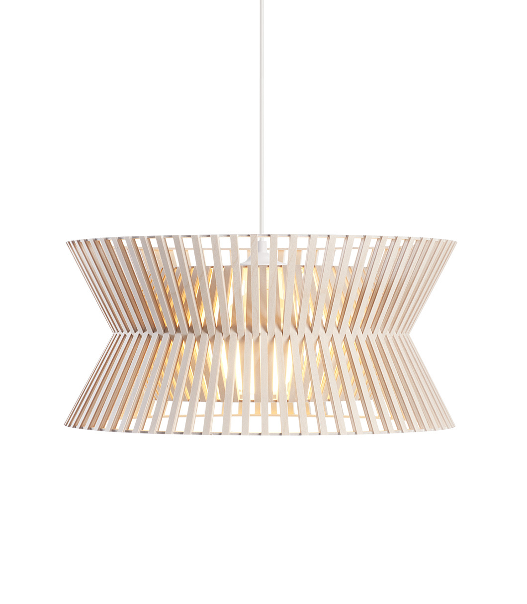Kontro 6000 pendant lamp is available in natural birch