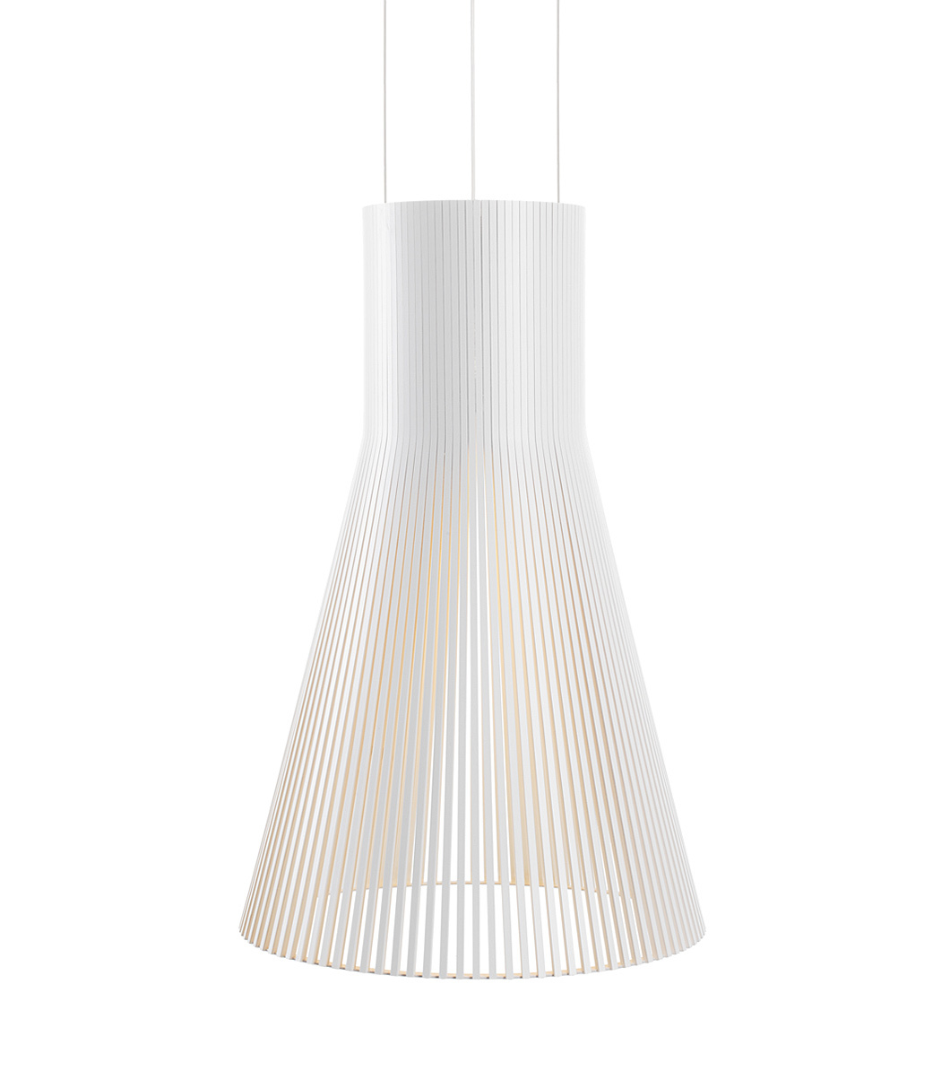 Magnum 4202 pendant lamp is available in white laminated