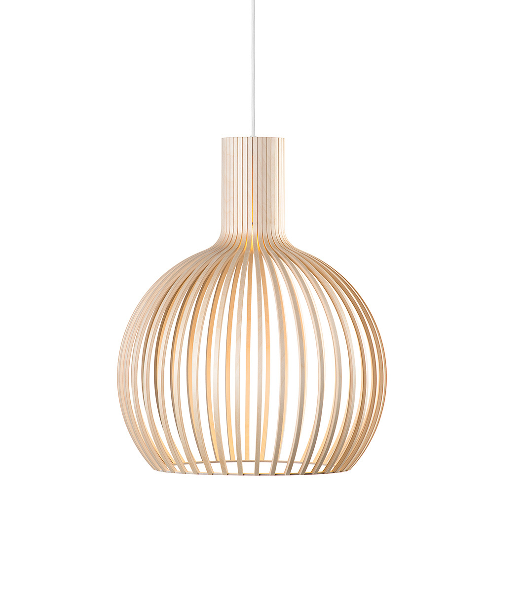 Octo Small 4241 pendant lamp is available in natural birch
