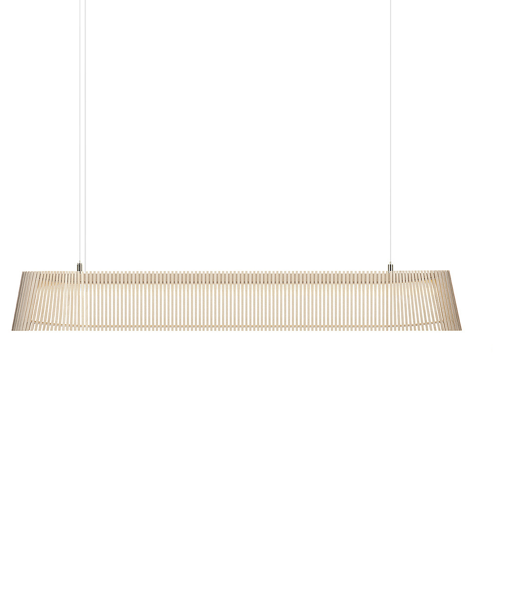 Owalo 7000 pendant lamp is available in natural birch