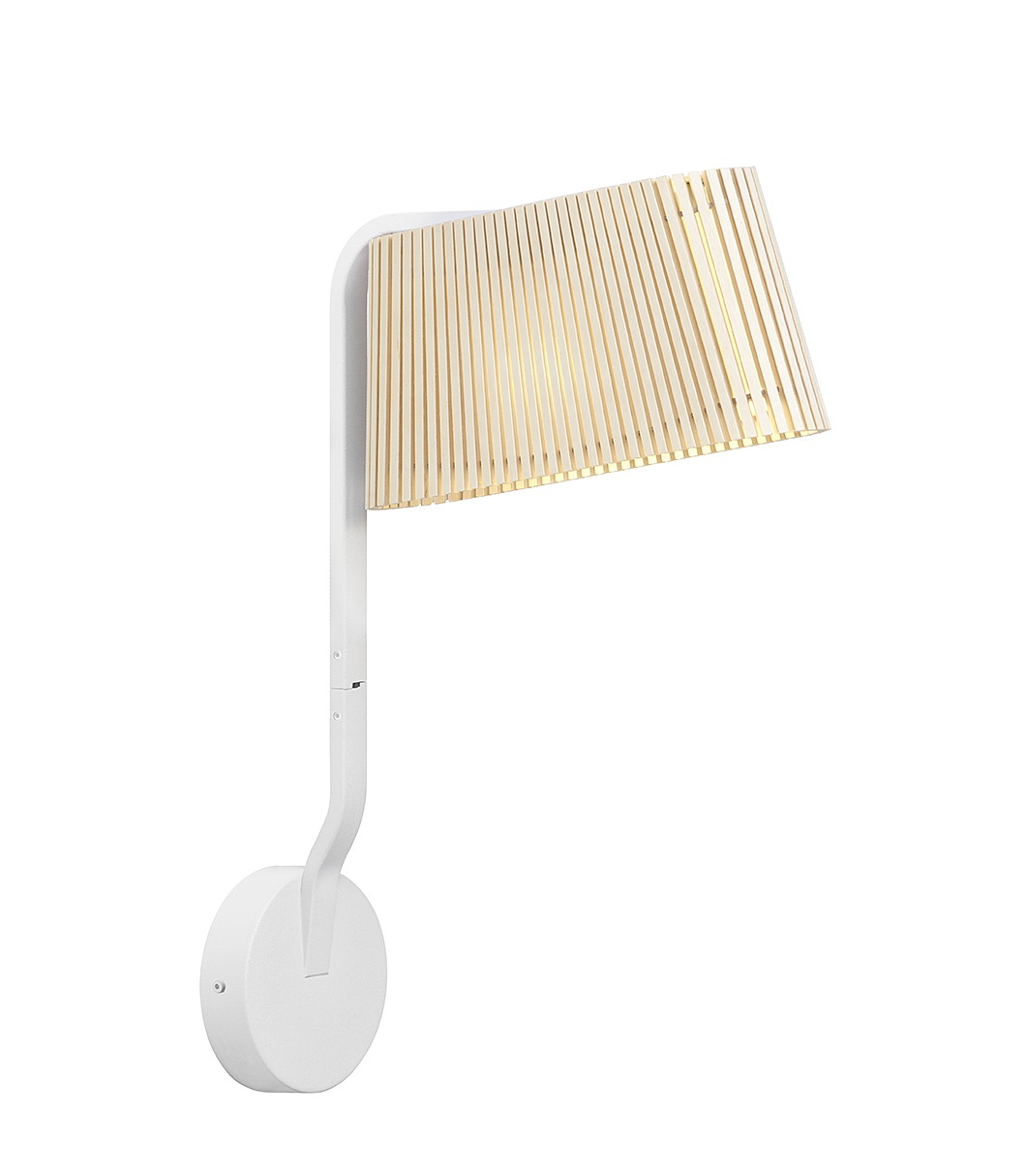 Owalo 7030 wall lamp is available in natural birch