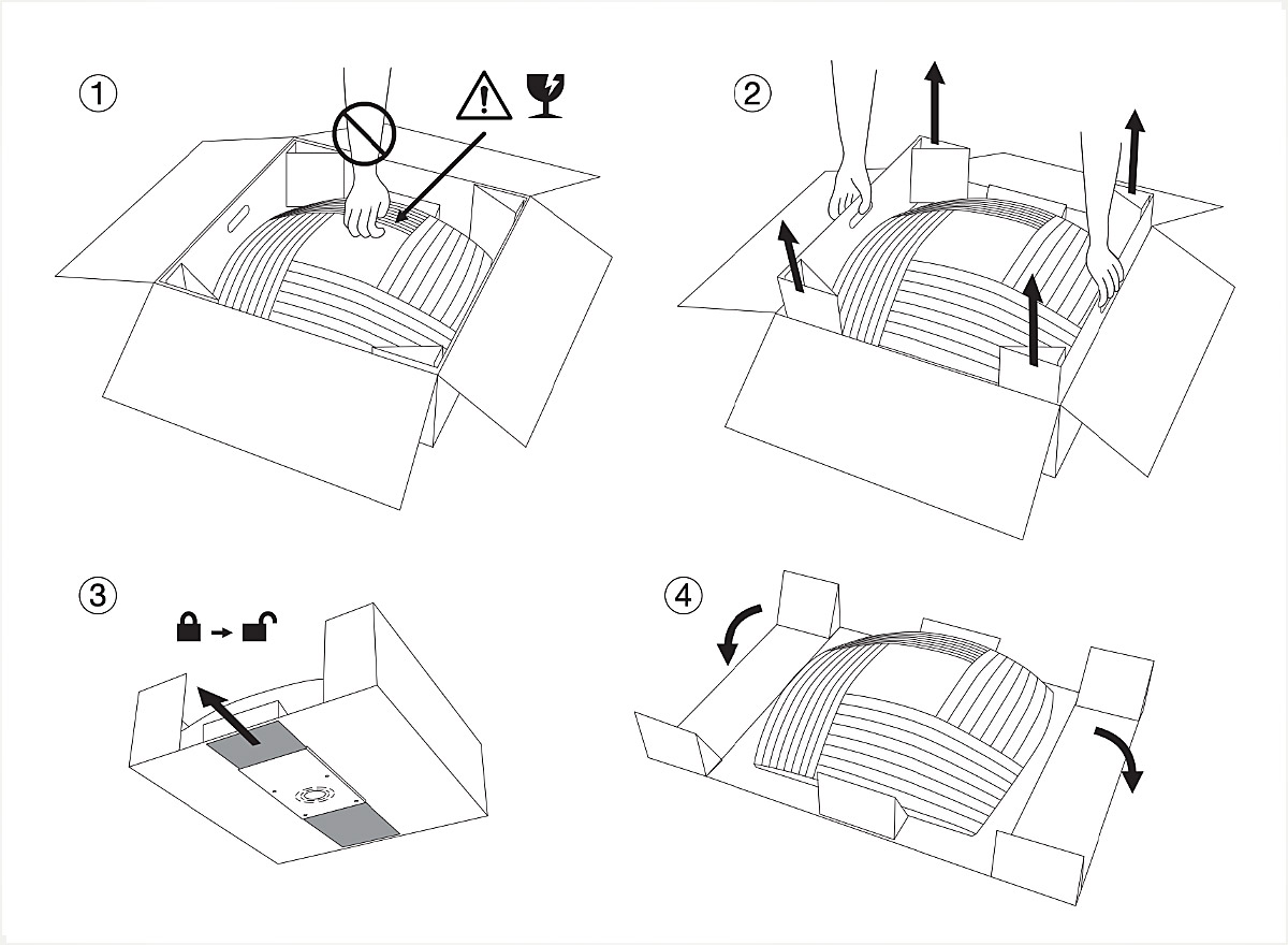 Installation instructions of the Kuulto ceiling lamp.