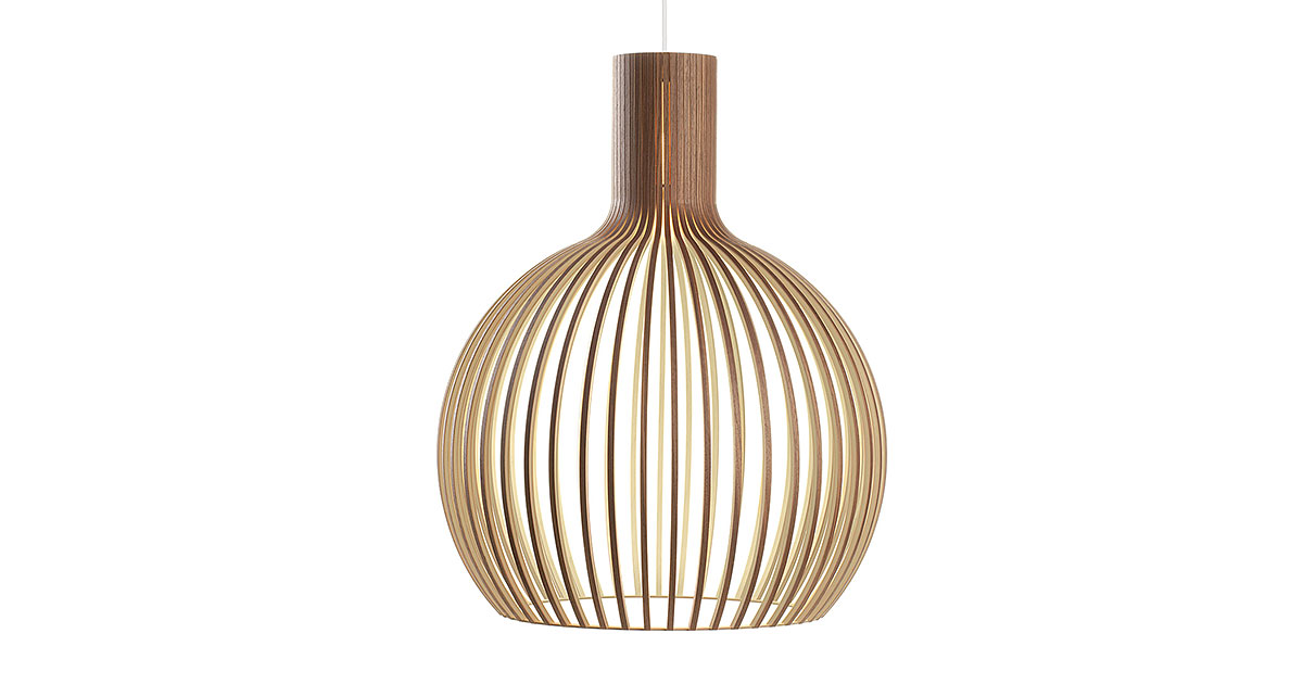 Pendelleuchte aus Holz von Secto Design 