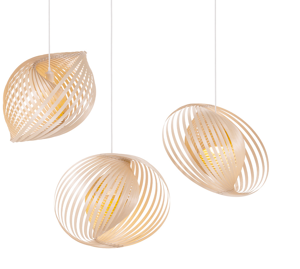 Secto Design Adilo 8200 pendant lamp is available in colour birch.