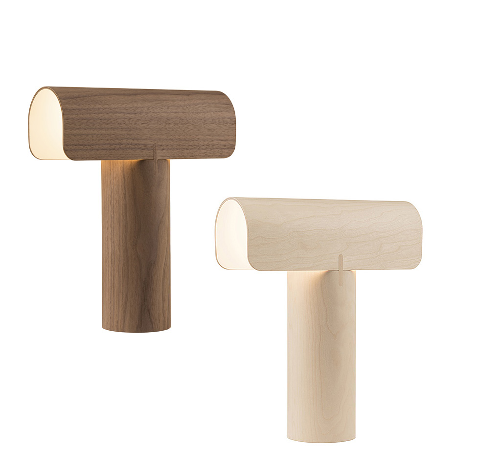 Secto Design Teelo 8020 table lamp is available in two colours: birch, and walnut.