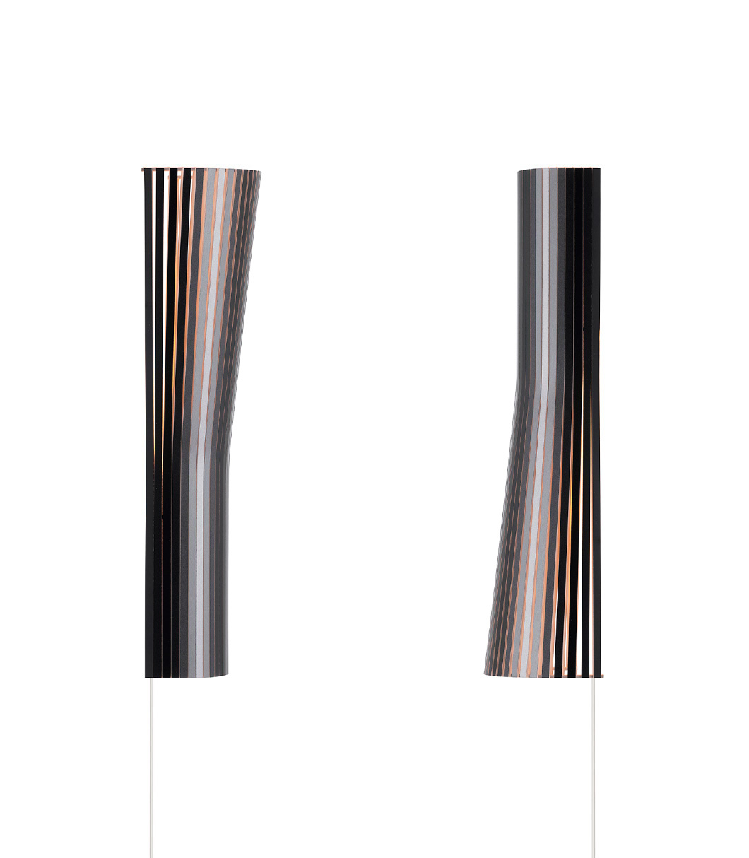 Secto Small 4231a ADA wall lamp is available in black laminated