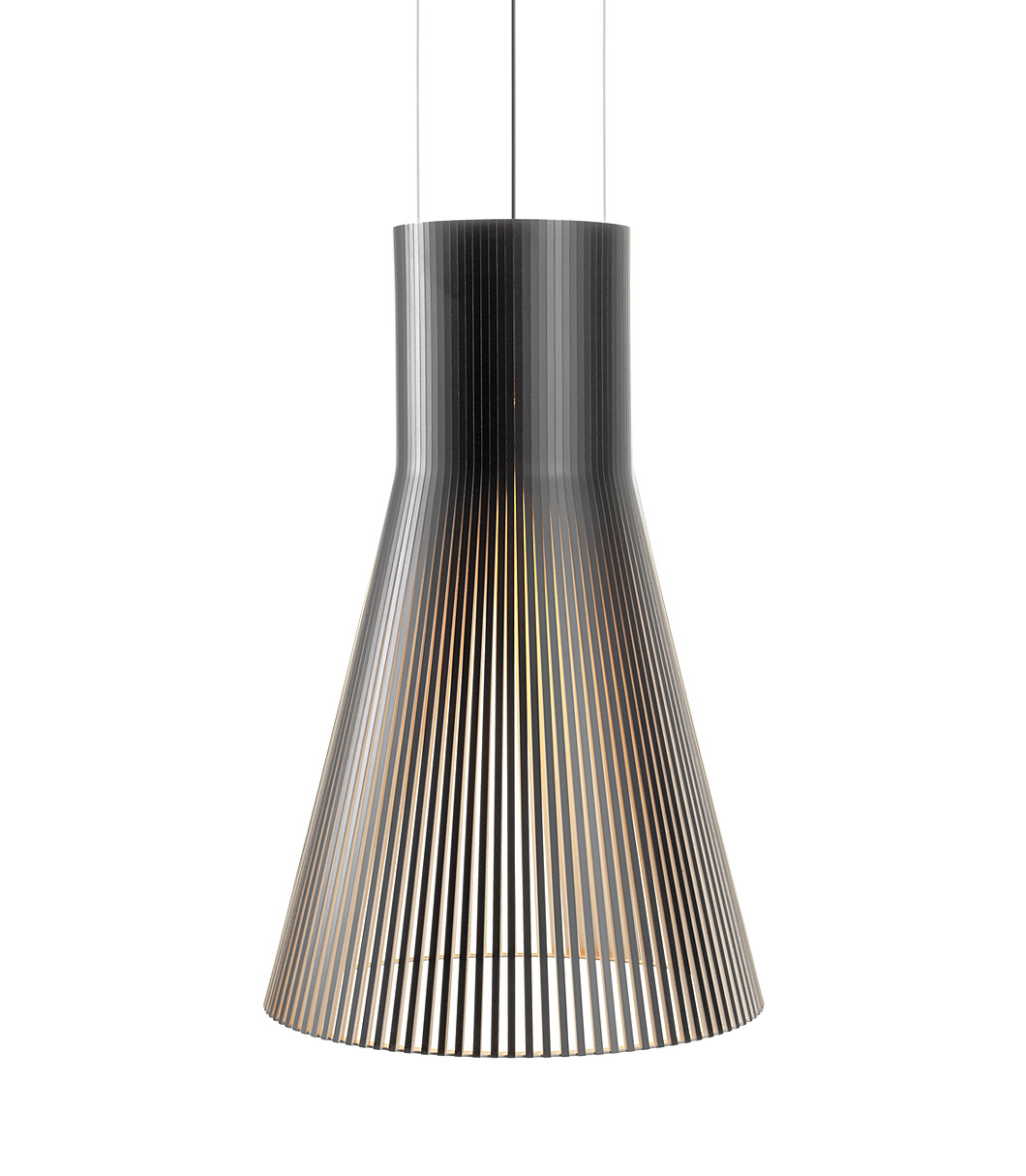 Magnum 4202 pendant lamp is available in black laminated