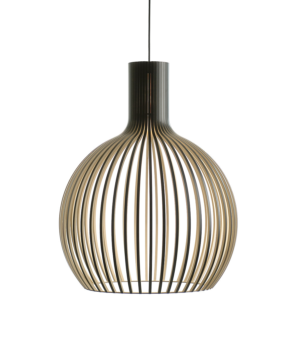 Octo 4240 pendant lamp is available in black laminated