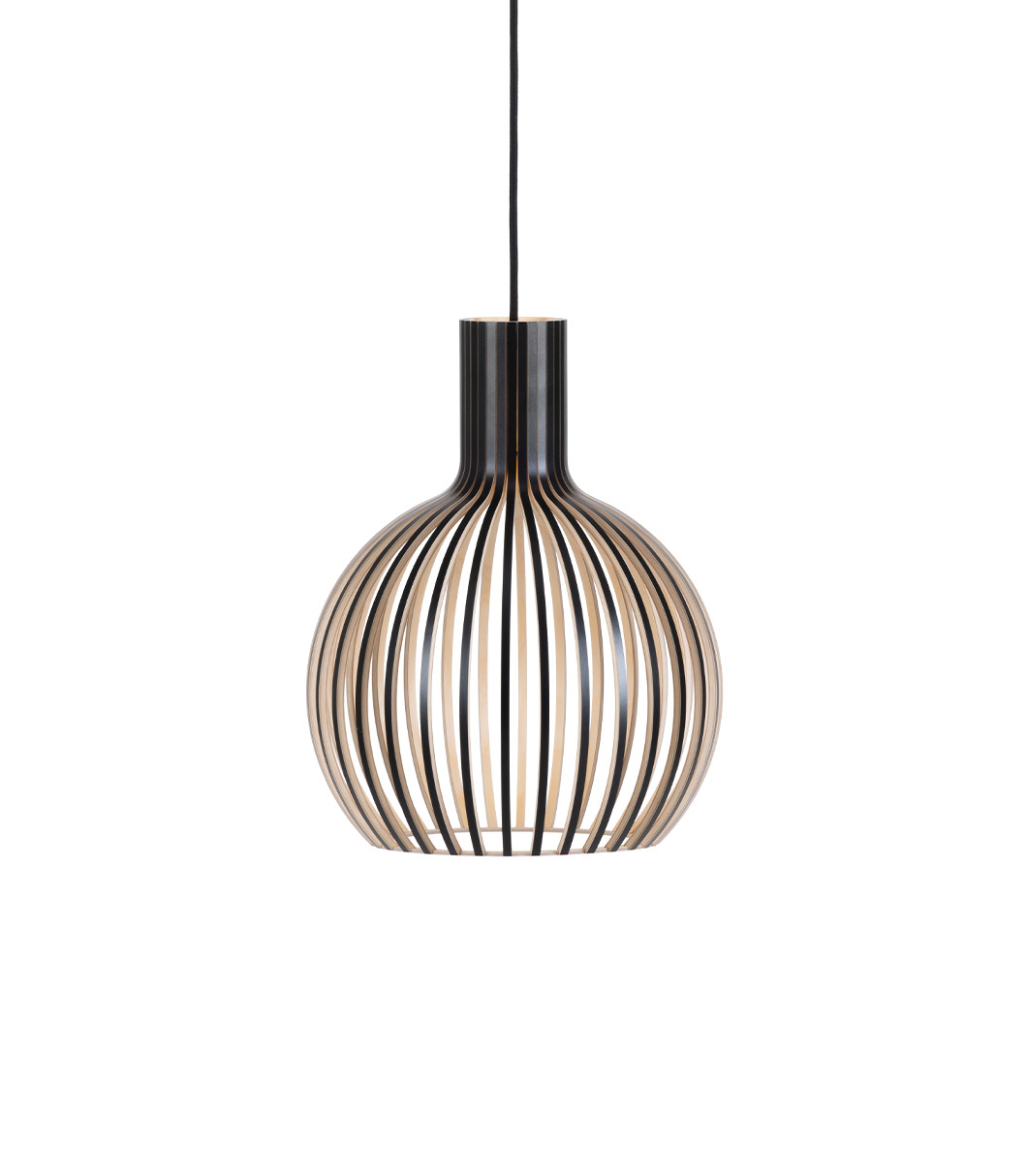 Octo Tre 4242 pendant lamp is available in black laminated
