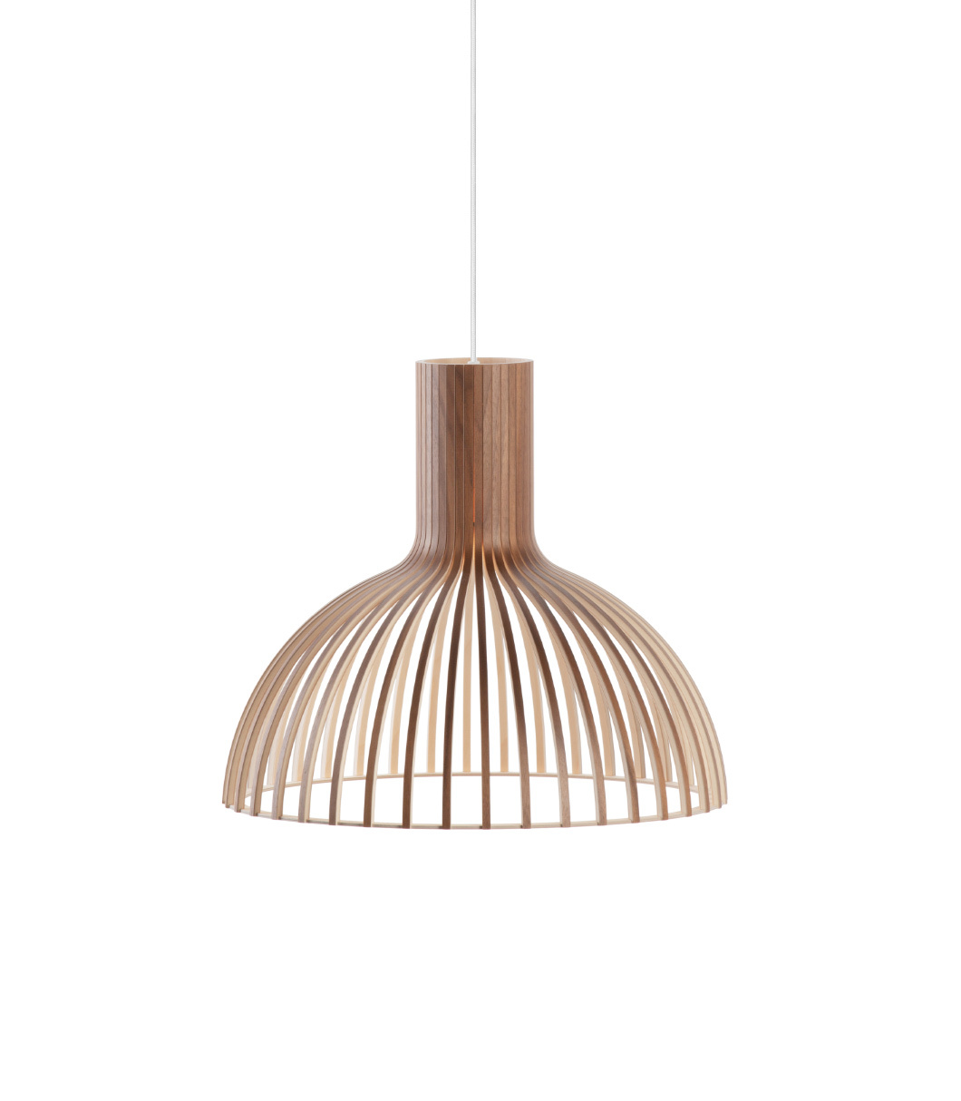 Victo Small 4251 pendant lamp is available in walnut veneer