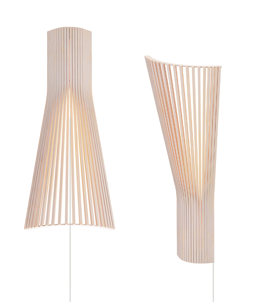Secto 4236 corner lamp is available in natural birch