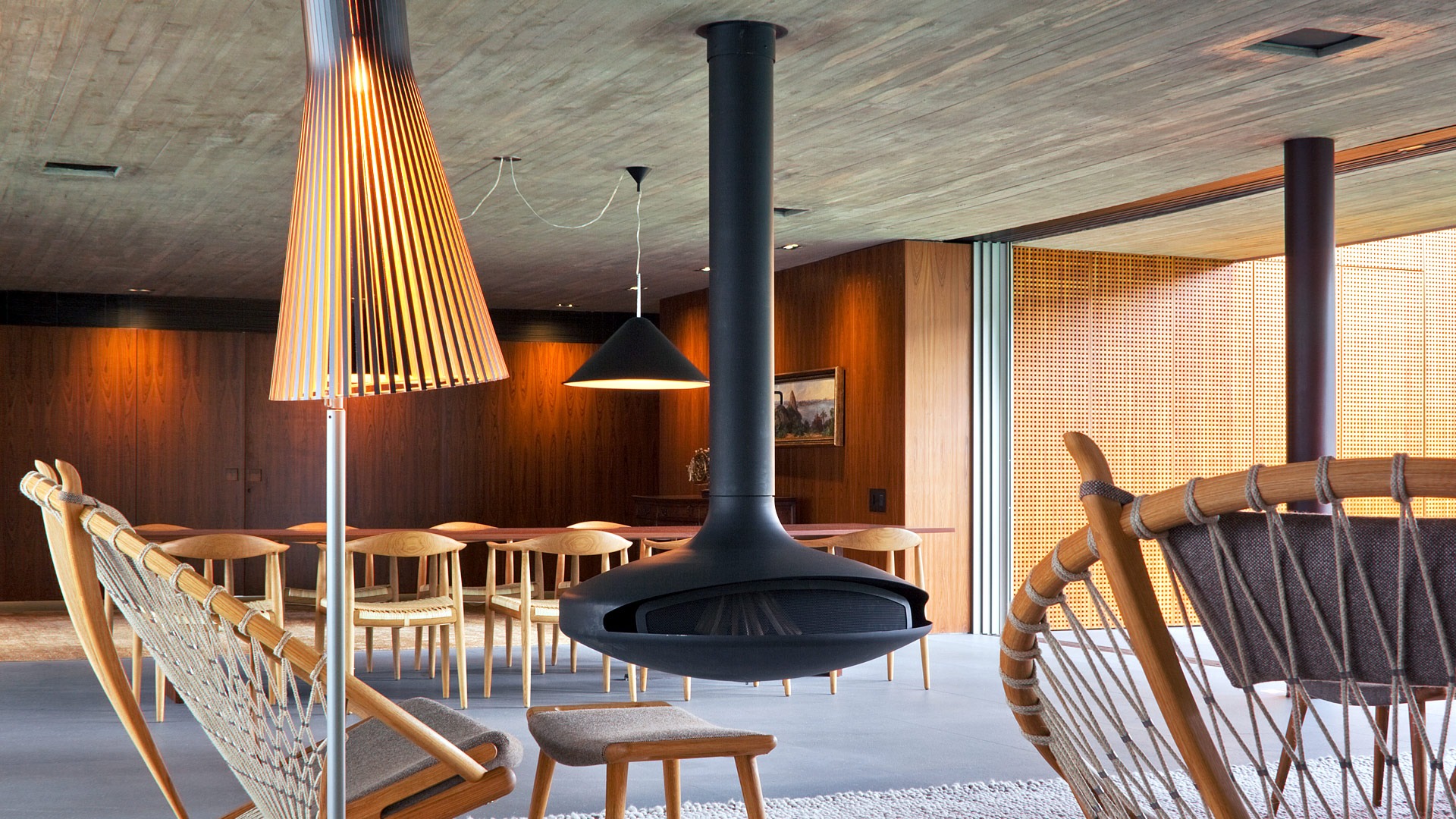 Secto shop floor lamp
