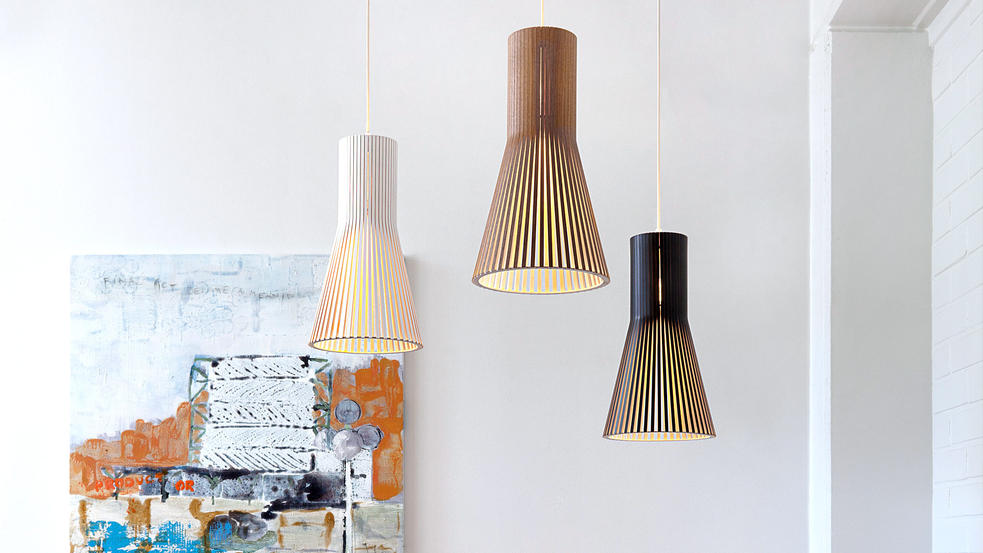 Wooden Secto 4201 pendant lamp by Secto Design Secto Design