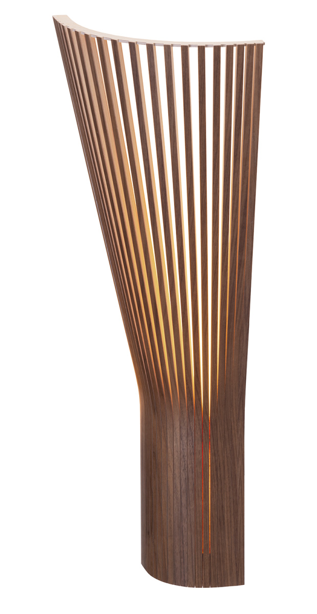 Secto 4236 corner lamp walnut