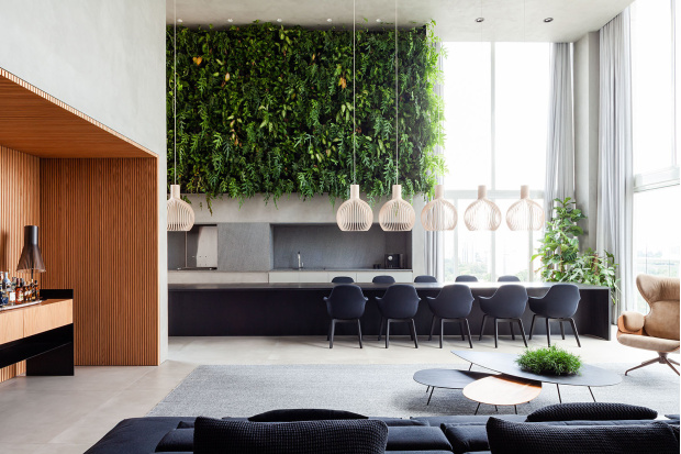 Secto 4220 table  Octo 4240   Private residence. CDS Apartment. São Paulo, Brazil. Architecture by David Ito Arquitetura. Photo by Pedro Vannucchi. @pedrovannucchi