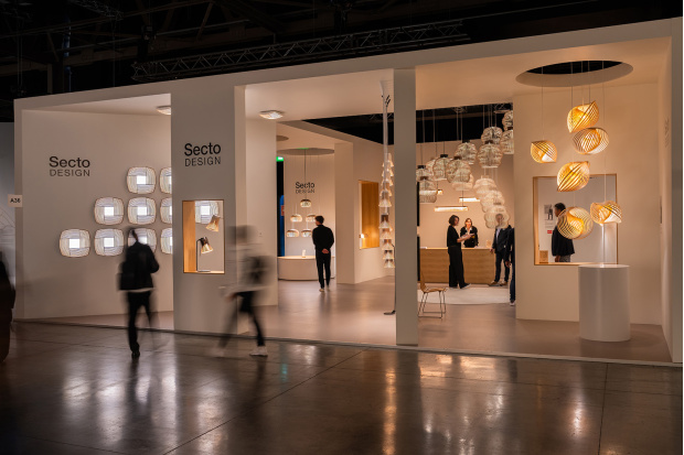 Adilo 8200   Adilo Small 8201   Kumulo 5200   Petite 4620 table  Petite 4630   Atto 5000   Kuulto 9100   Owalo 7000   Petite 4600   Secto Design at Euroluce 2025.  Milan, Italy.  Photo by Antti Laine.