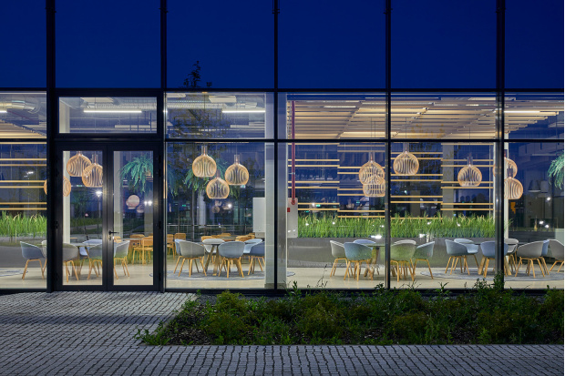 Octo 4240 Continental plant. Kaunas, Lithuania. Interior design by architect Justina Narauskienė / stART studio. Furniture, acoustics, decorative lightning by LT.Project. Photo by Norbert Tukaj.