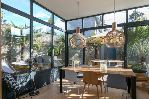 Octo 4240   Private residence.  L'Étang-la-Ville, France.  Architecture by Célia Duny de Poulpiquet, CAP&DP Architecture.  Photo by CAP&DP Architecture.