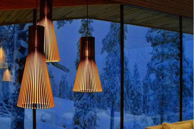Secto 4200, Secto Small 4201 Holiday Apartment Villa Tykkyrinne. Iso-Syöte, Pudasjärvi, Finland. Photo by Petri Teppo / Studio Arctica.