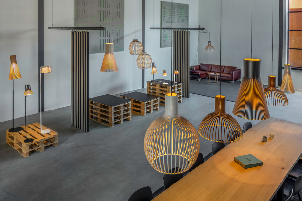 Victo 4250   Victo Small 4251   Petite 4610   Owalo 7010   Owalo 7020 table  Secto 4200   Magnum 4202   Secto 4210   Secto 4220 table  Varsi 1000   Kumulo 5200   Octo 4240   Tunnelmadesign Showroom.  Amersfoort, The Netherlands.  Photo by Anthony Trabano.