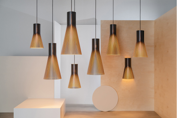 Secto variations group Secto pendant, Secto Small pendant, Secto Small wall lamp