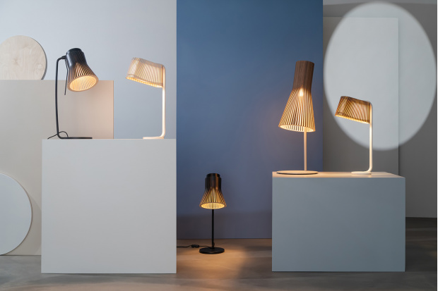 Table lamp group Petite table lamp, Owalo table lamp, Secto table lamp