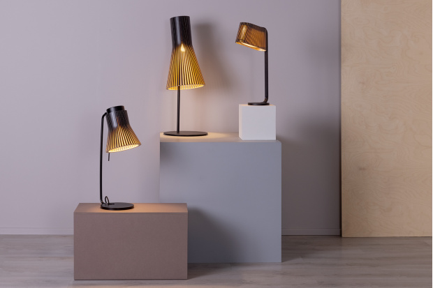 Table lamps Secto 4220, Petite 4620, Owalo 7020