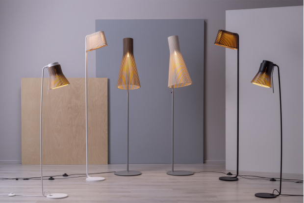 Floor lamps Secto 4210, Petite 4610, Owalo 7010