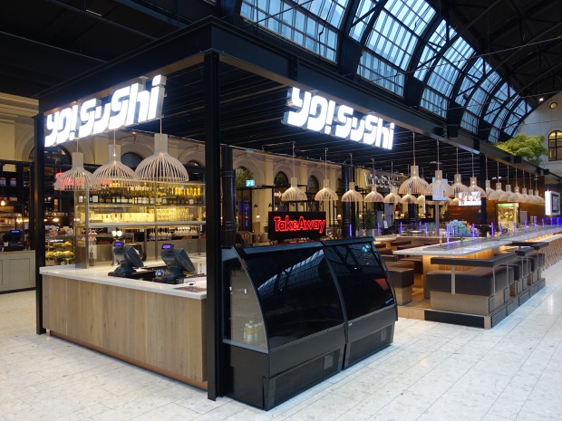 Victo 4250 Yo Sushi Oslo Central Station. Oslo, Norway. Photo by Ryota Sekimoto.