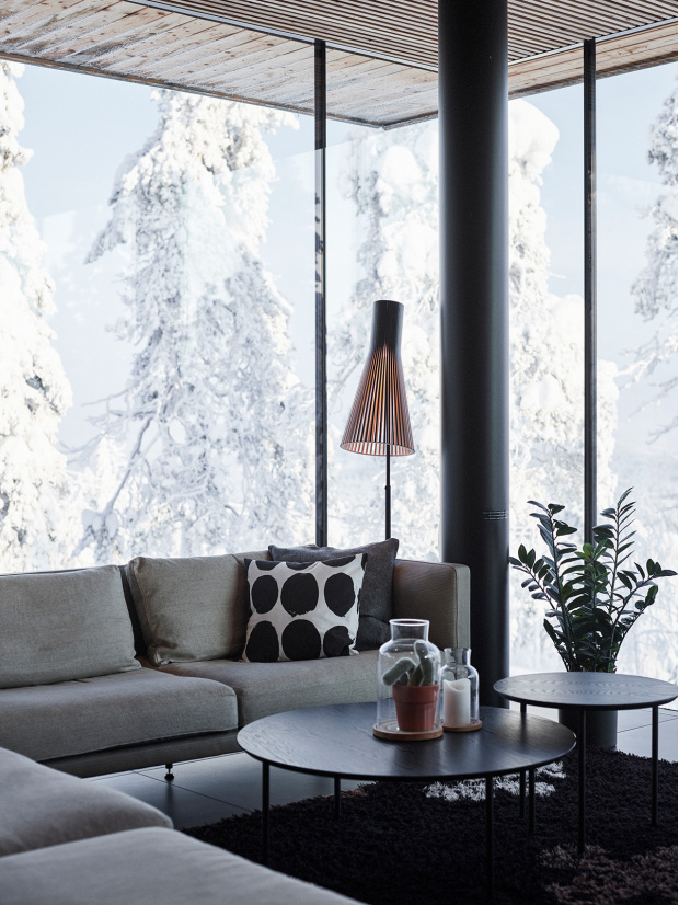 Secto 4210 Holiday Apartment Villa Tykkyrinne. Iso-Syöte, Pudasjärvi, Finland. Photo by Petri Teppo / Studio Arctica.
