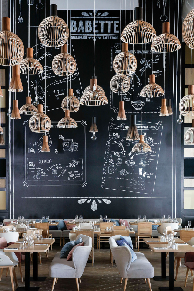 Octo 4240, Victo 4250, Secto 4200, Secto Small 4201 Restaurant Babette. Bordeaux, France. Photo by Babette. Tag @babette_restaurant.