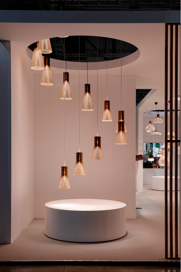 Secto 4200   Secto Small 4201   Secto Design at Euroluce 2023.  Milan, Italy.  Photo by Antti Laine.