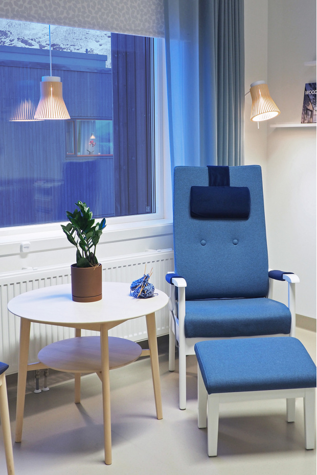 Petite 4600, Petite 4630 Kåfjord Helsetun Nursing Home. Birtavarre, Norway. Project by fra Innersida. Photos by fra Innersida.