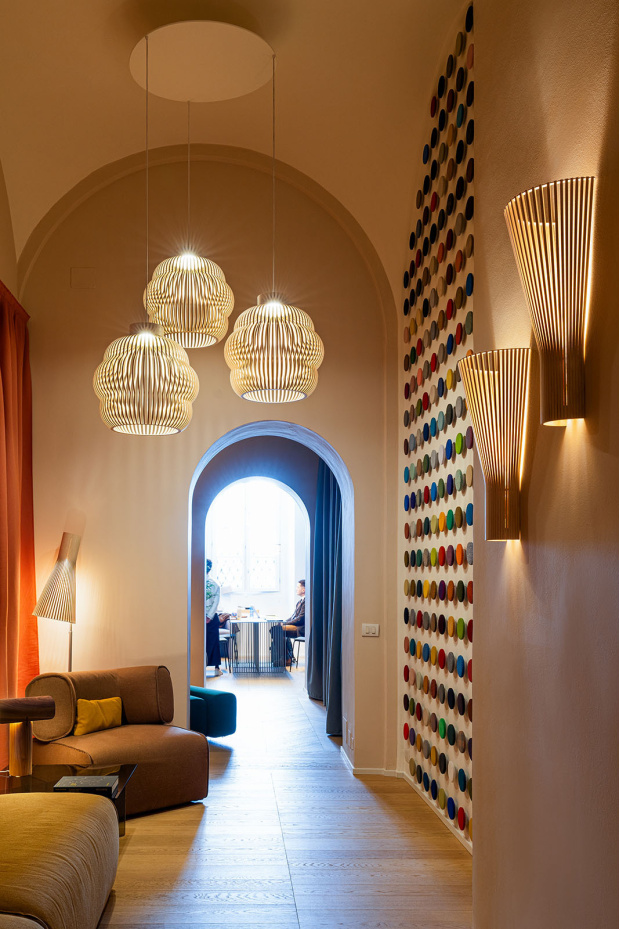 Kumulo 5200   Teelo 8020 table  Secto 4210   Secto 4230   LaCividina Showroom.  Milan, Italy.  Photo by Antti Laine.