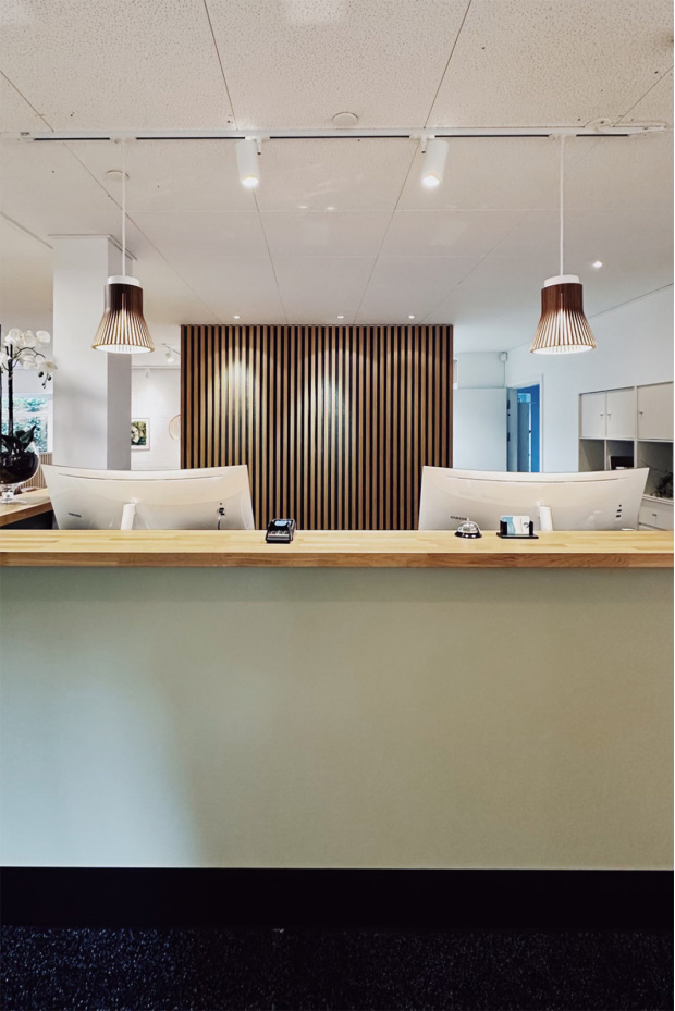 Petite 4600   Kiropraktorerne Kongevej.  Sønderborg, Denmark.  Interior design by Kiradesign.  Photo by Kiradesign. @kiradesign