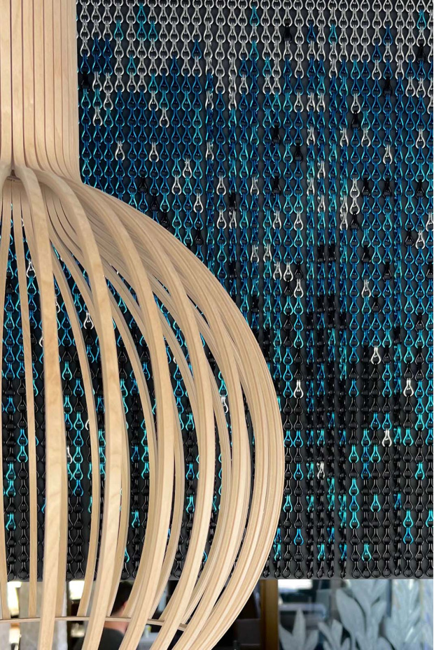 Octo Small 4241   Ristorante Rotonda.  Gordola, Ticino, Switzerland.  Interior design and photo by Daniela Fischli, FIP Studio Fischli SA.