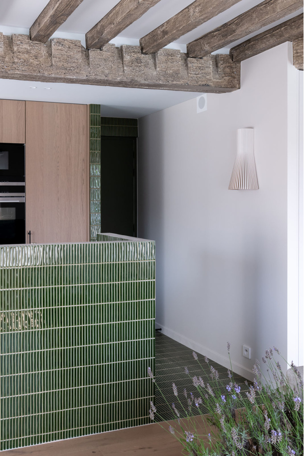 Secto Small 4231   Private residence.   Lille, France.  Interior design by Sabrina Julien.  Photo by Agathe Tissier.