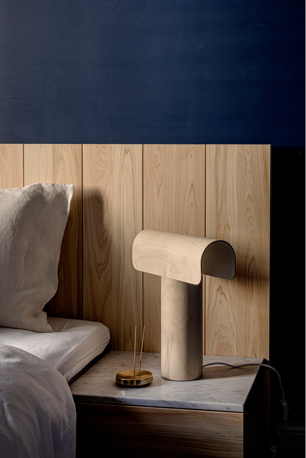 Teelo 8020 table  Still Life - the Art of Living exhibition in Fuorisalone by Gabriel Tan for Milan Design Week 2023.  Milan, Italy. Photo by Jonas Bjerre-Poulsen.