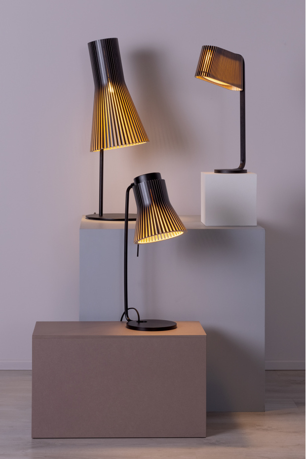 Table lamps Secto 4220, Petite 4620, Owalo 7020