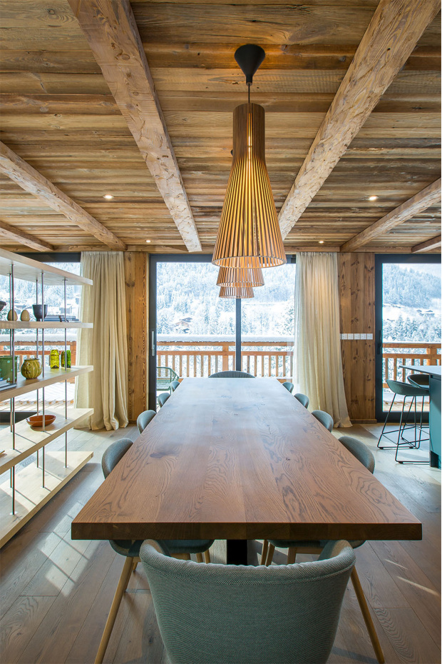 Secto 4200   Chalet Verger.   Morzine, France.  Interior design by Marie Baumont / Duc Blanc.  Photo by JCutler Photography.