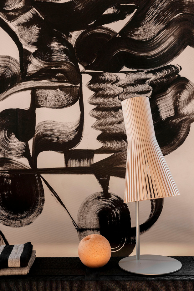 Secto 4220 table  Still Life - the Art of Living exhibition in Fuorisalone by Gabriel Tan for Milan Design Week 2023.   Milan, Italy.  Photo by Jonas Bjerre-Poulsen.